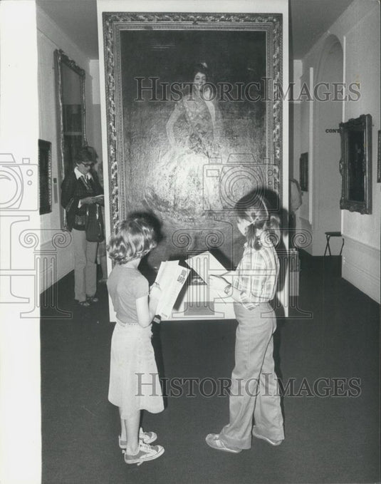1979 Press Photo John Singer Sargent's Edwardian Age-Children Project Nat'l Gall - Historic Images