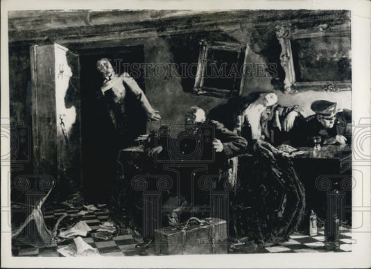 1958 Press Photo "The End" work of "Kukrynisky" - Historic Images