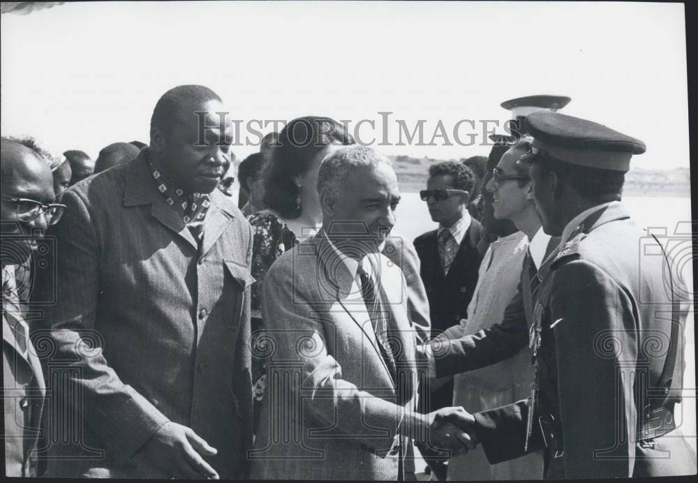 1975 Press Photo OAU arrivals at Kampala, Uganda - Historic Images