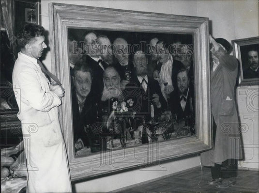 1958 Press Photo "The Freemason" from Lovis Corinth - Historic Images