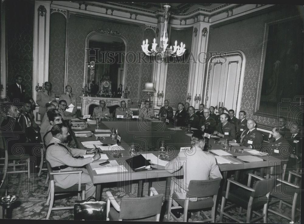 1958 Press Photo Bagdad pact military committee begins fifth session - Historic Images