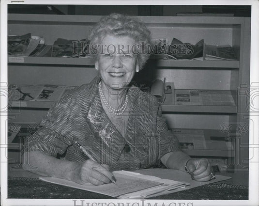 Press Photo President National Council Of Women Of US Mrs. Yarnall Jacobs - Historic Images