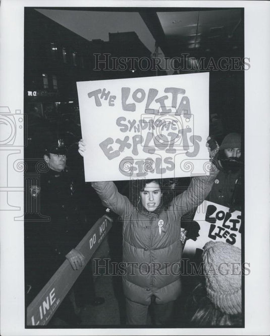 1981 Press Photo The Lolita Syndrome Exploits girls - Historic Images