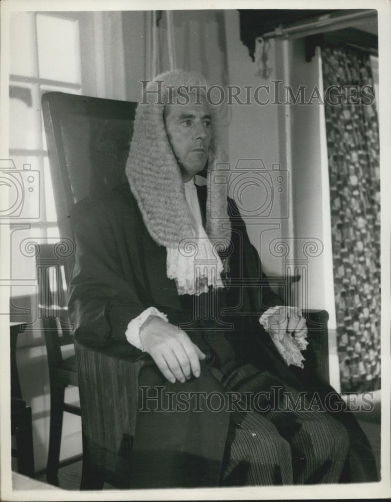 1959 Press Photo Honorable H.N. Sainsbury Speaker House Assembly Loyal Address - Historic Images