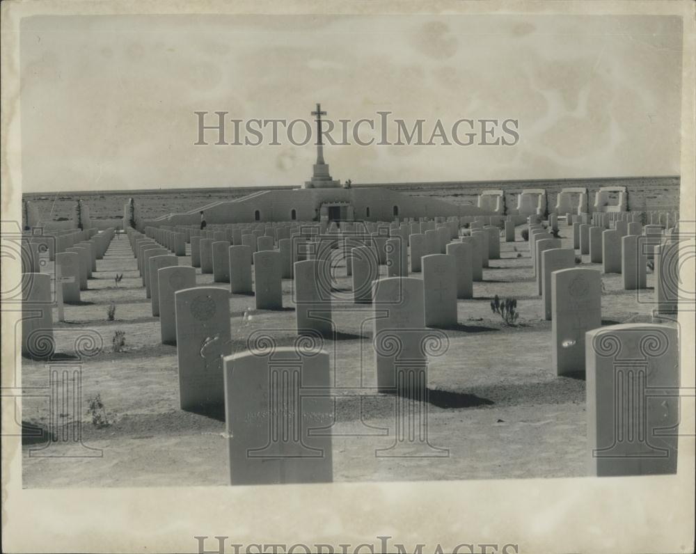 1954 Press Photo Viscount Montgomery Unveils Alamein Memorial - Historic Images