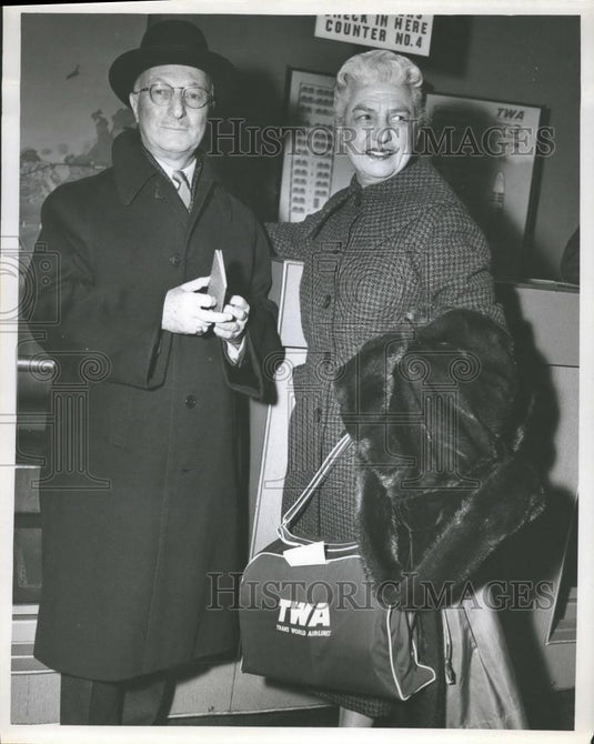 Press Photo Ambassador and Mrs. James D. Zellerbach - Historic Images