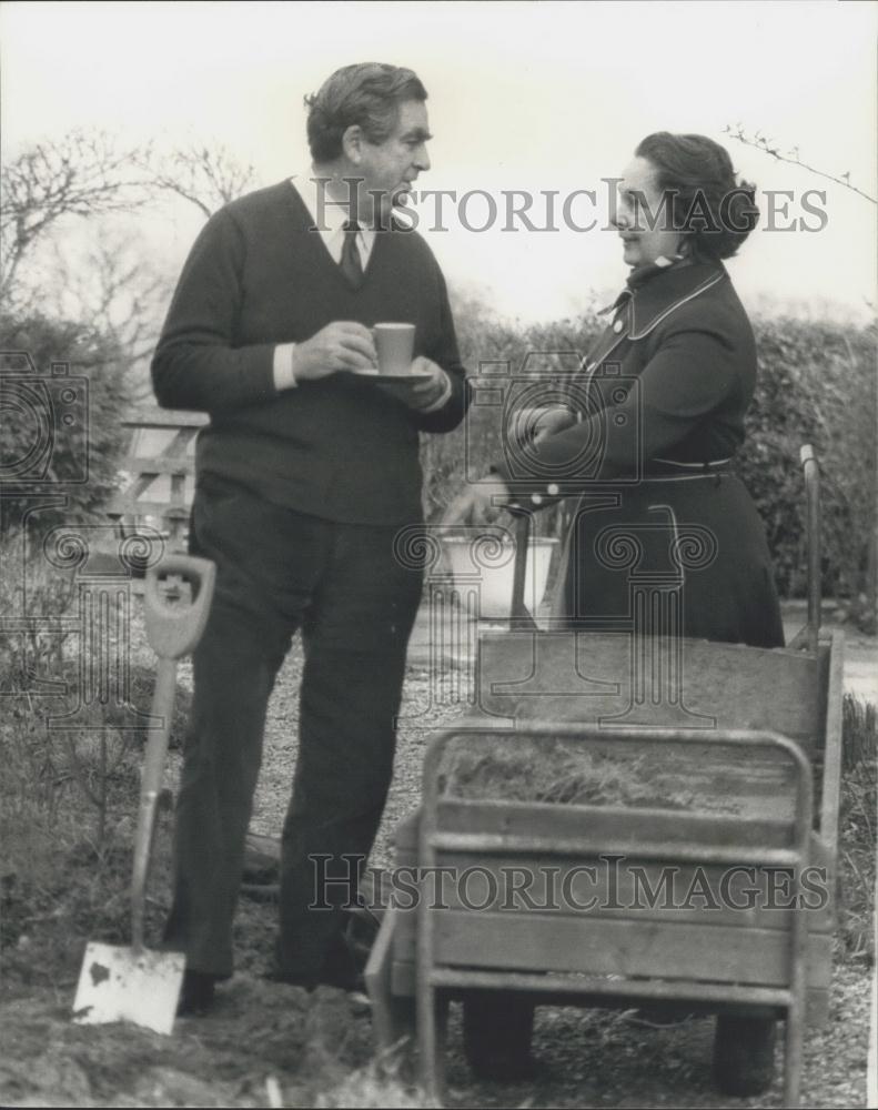 1976 Press Photo Denis Healey/Chancellor/British Labour Party - Historic Images