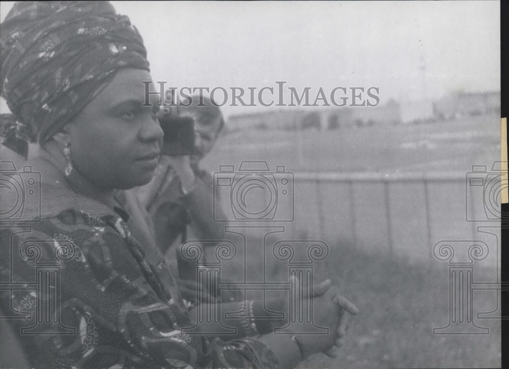 1970 Press Photo President of the UN, Angie Brooks-Randolph, comes to Berlin - Historic Images