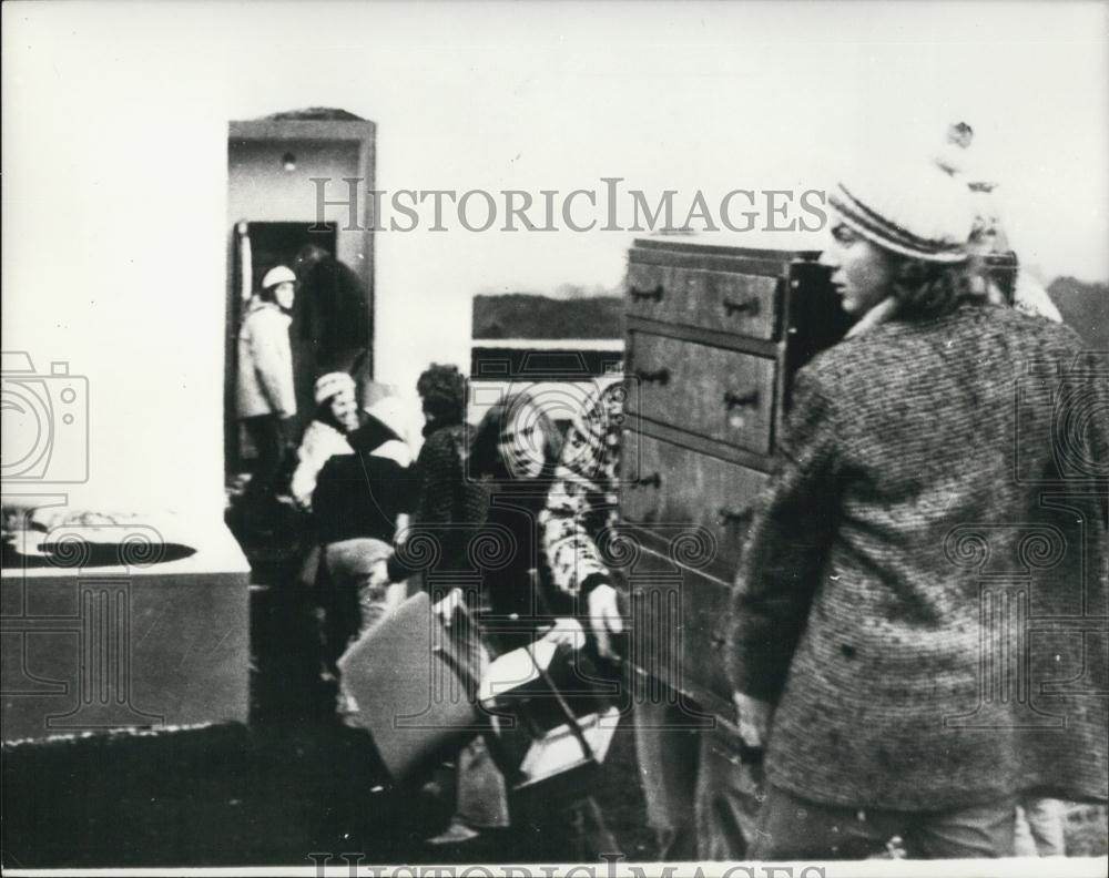 1973 Press Photo Volcano Erupts Off Of Coast of Iceland - Historic Images