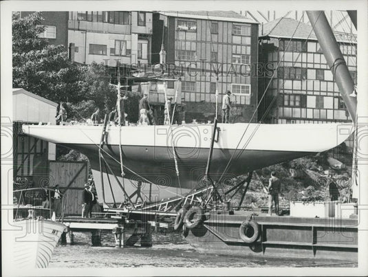 1966 Press Photo Dame Pattie the Australians hope for the America's cup. - Historic Images