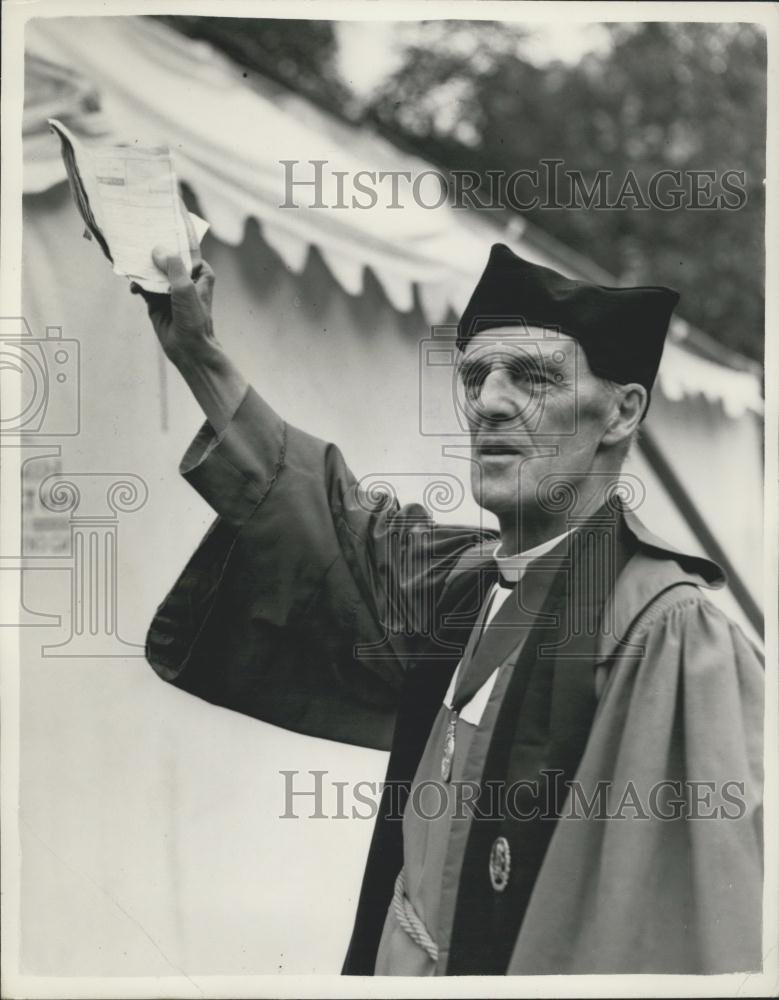 1954 Press Photo Dr. Don the Dean at Westmister Abbey - Historic Images