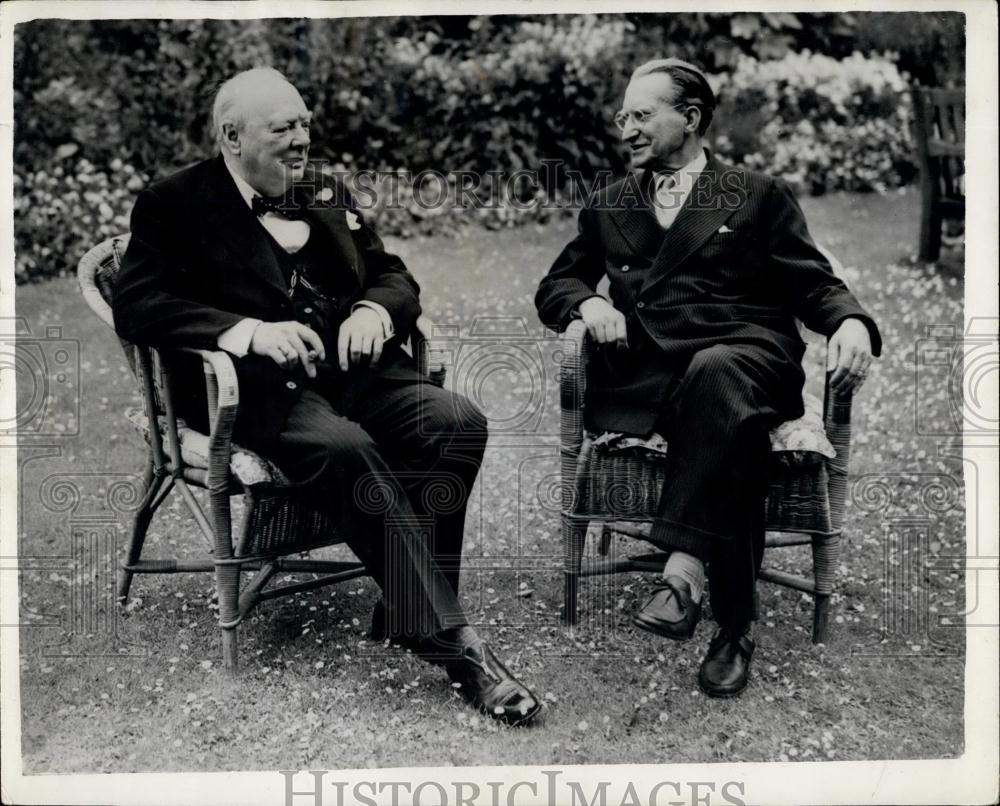 Press Photo Sir Winston Chirchill - Historic Images