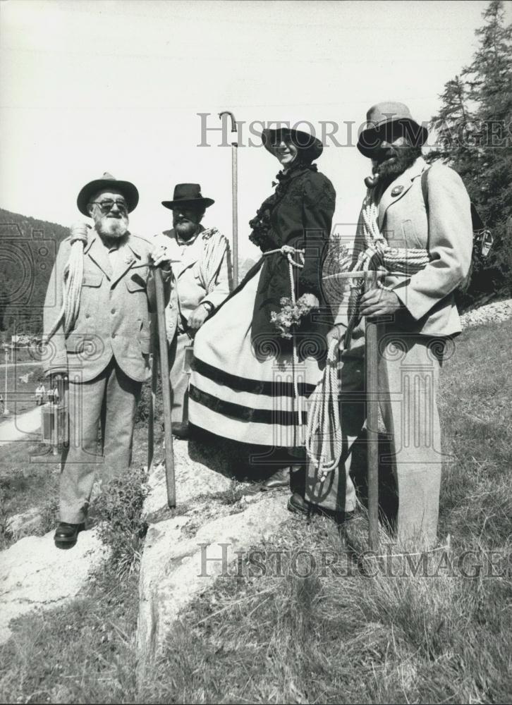 1981 Press Photo Triple Jubilee In Pontresina - Historic Images