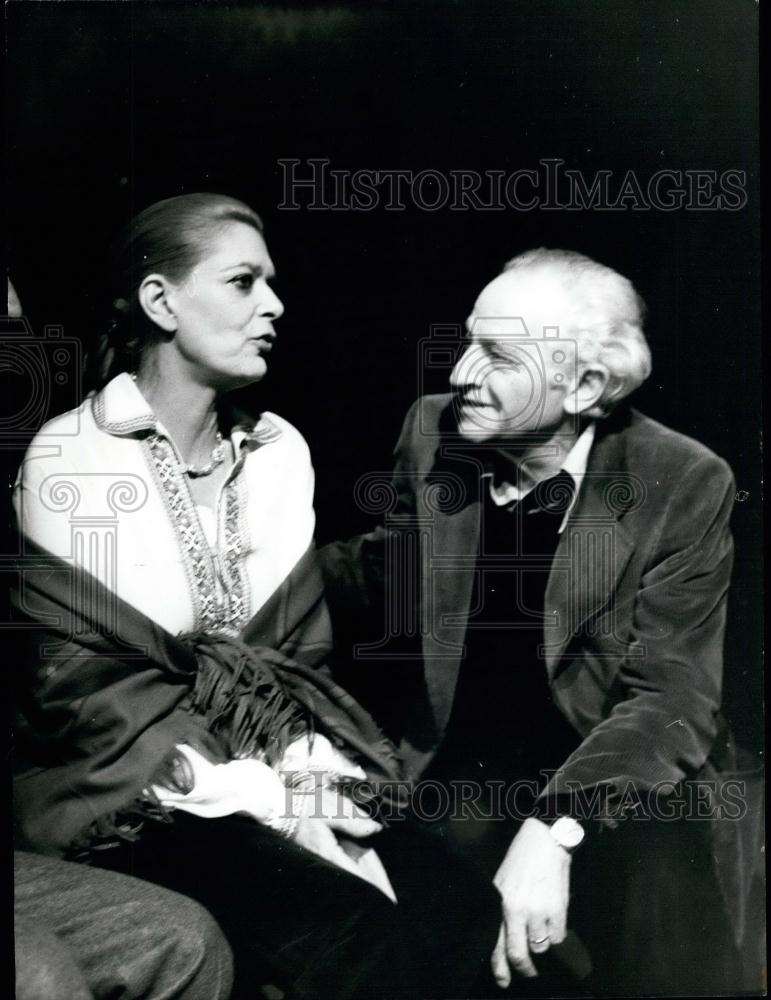 1978 Press Photo Melina Mercouri & husband Jules Dassin. - Historic Images
