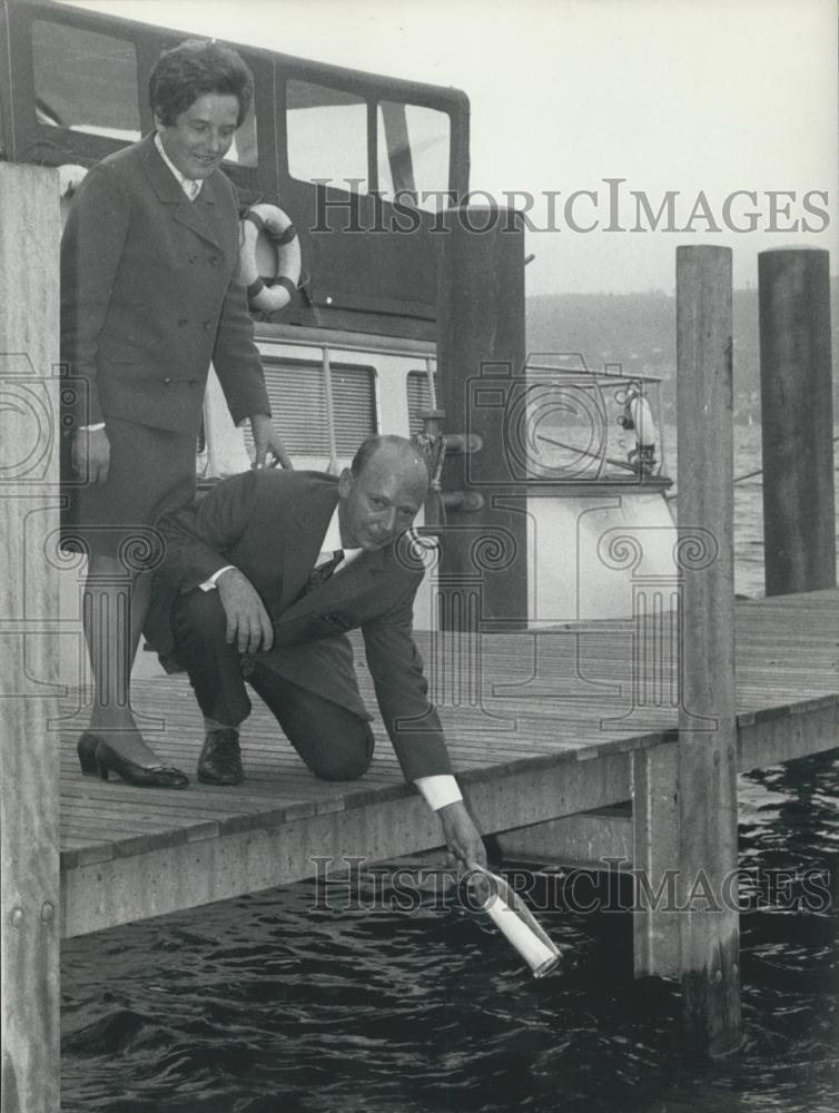 1970 Press Photo couple Iten in Zurich the news - Historic Images