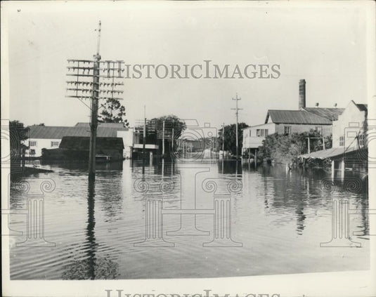 1954 Press Photo Flooding in New South Wales - Historic Images