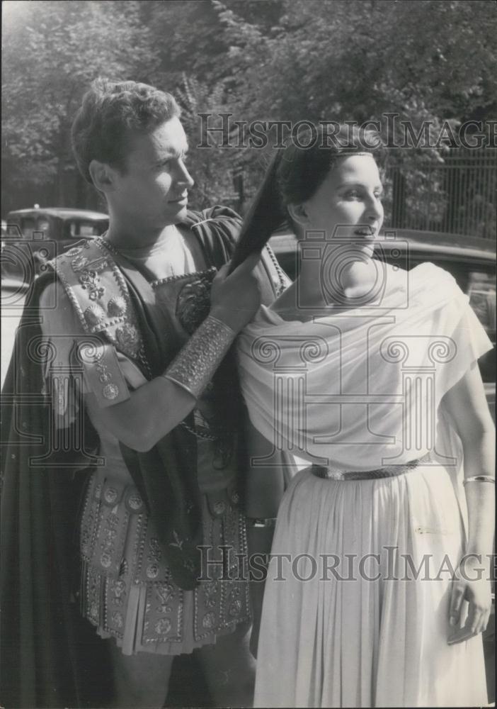 1956 Press Photo TRAGEDY CONTEST AT FRENCH CONSERVATORY - Historic Images