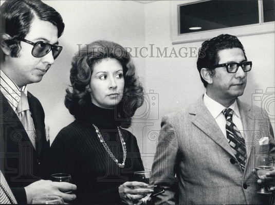 1971 Press Photo Venezuela'Senator Dr. Eidicio La Riva and wife - Historic Images