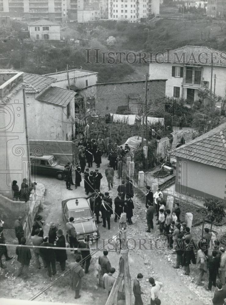 1967 Press Photo Gabriele and Silvano Menegazzo Robbed/Murdered Father Watched - Historic Images