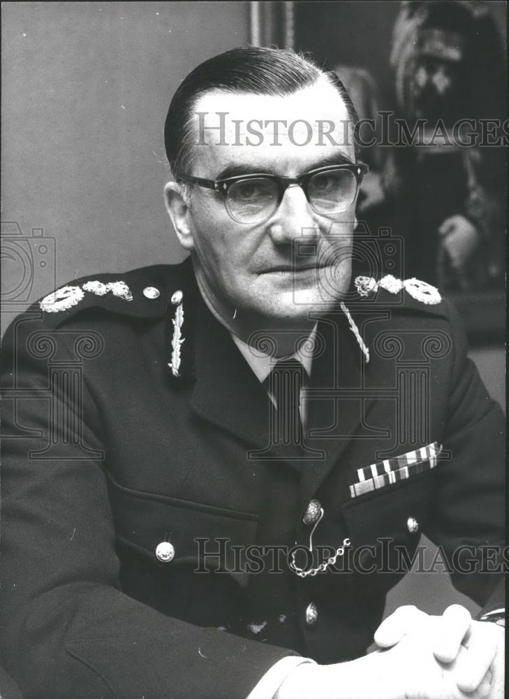 1972 Press Photo Robert Mark, QPM, Commissioner of the Metropolitan Police - Historic Images