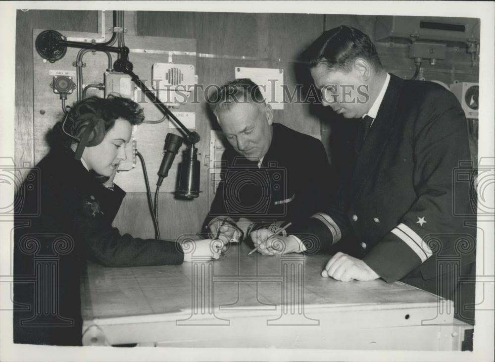 1958 Press Photo Royal Naval Tactical School, Woolwich - Historic Images