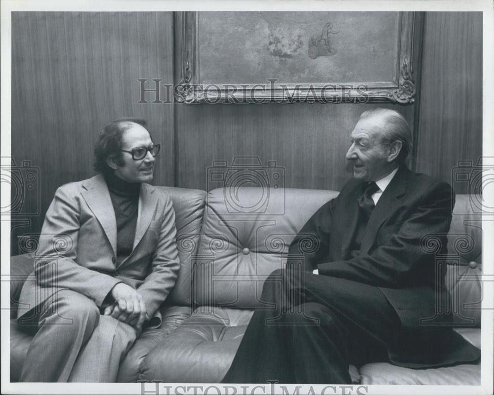 1980 Press Photo UN Secretary Kurt Waldheim, Adolfo Perez Esquivel of Argentina - Historic Images