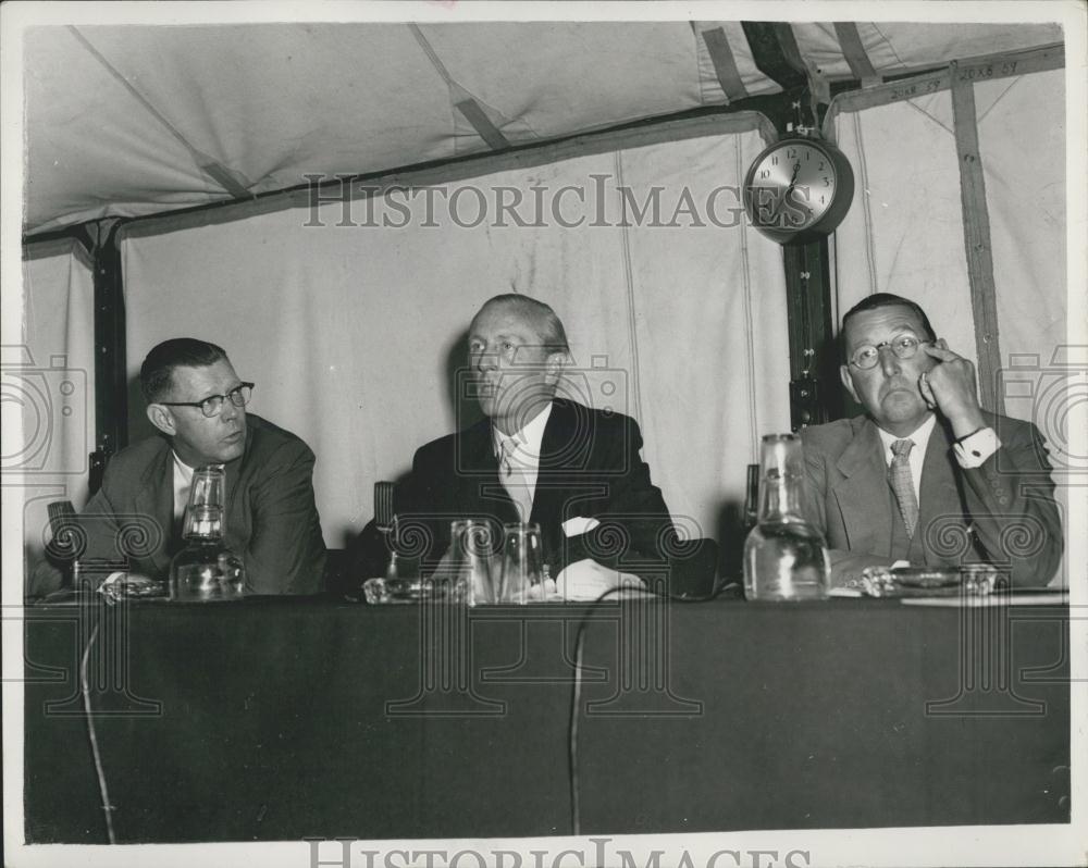 1959 Press Photo President Eisenhower's Press Secretary H. Evans - Historic Images
