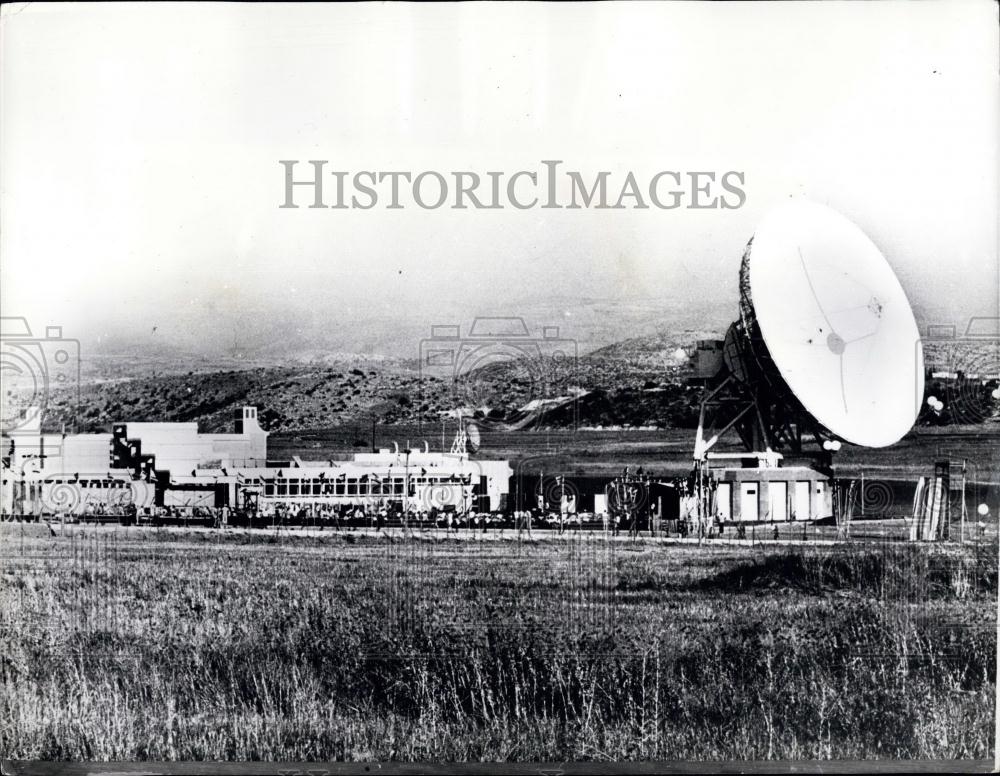 1972 Press Photo iew of the new Earth Satellite Communications Station in Israel - Historic Images