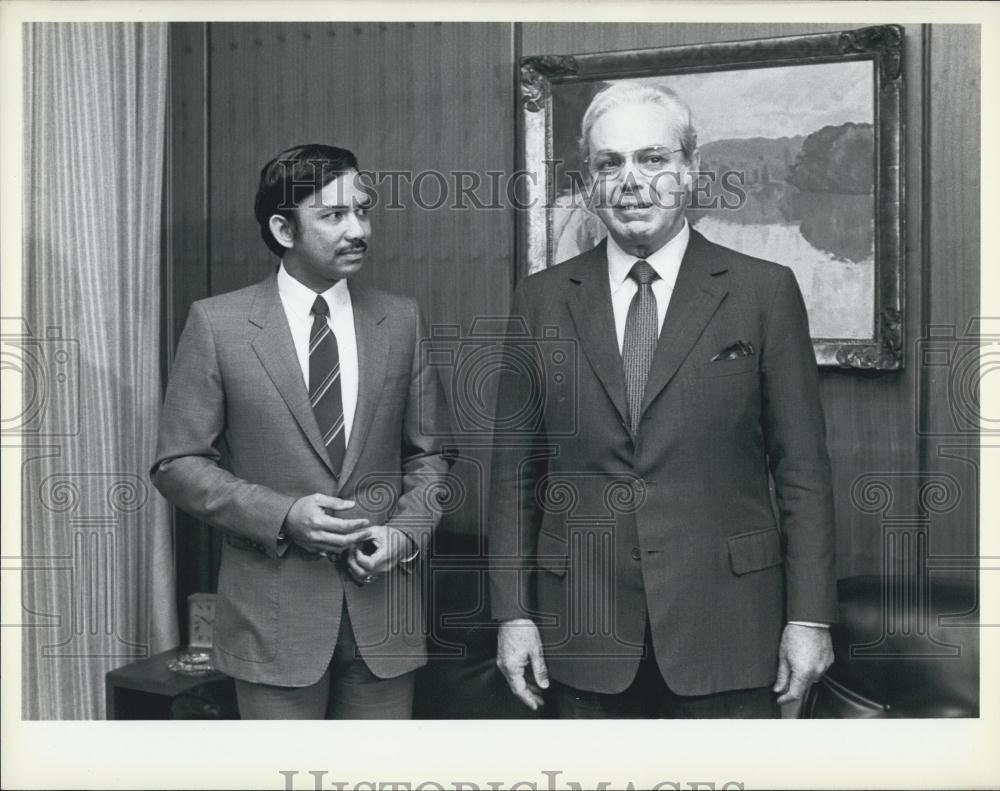 1984 Press Photo Secretary-General Javier Perez de Cuellar - Historic Images