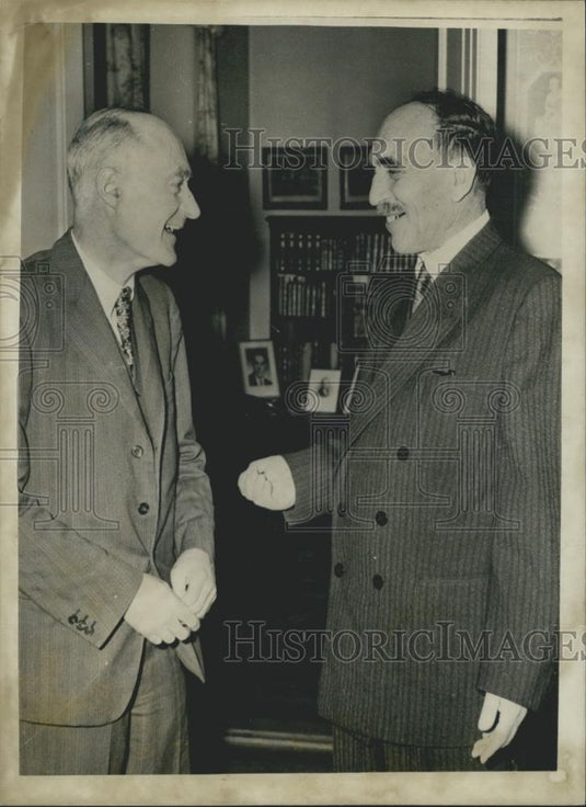 Press Photo Professor Cyril Hinshelwood Nikolai Semenov Winners Nobel Prize - Historic Images