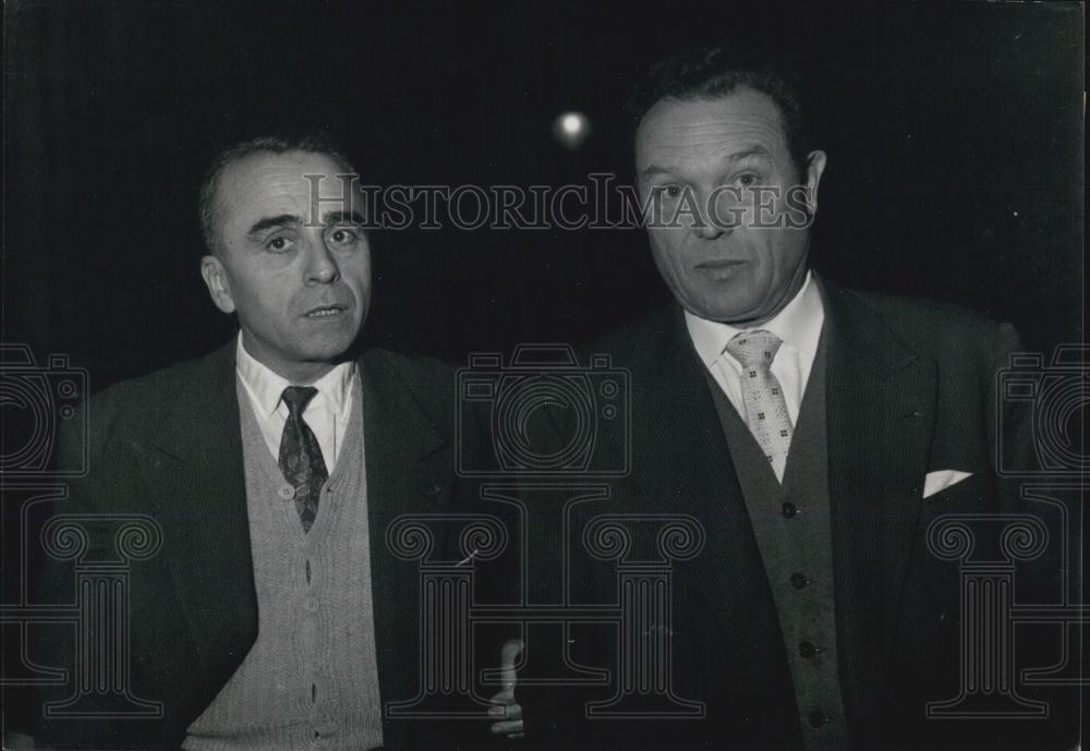 Press Photo &quot;Barricades Trial&#39; ,Lt Col Rosebert &amp; atty Gen Gardon - Historic Images