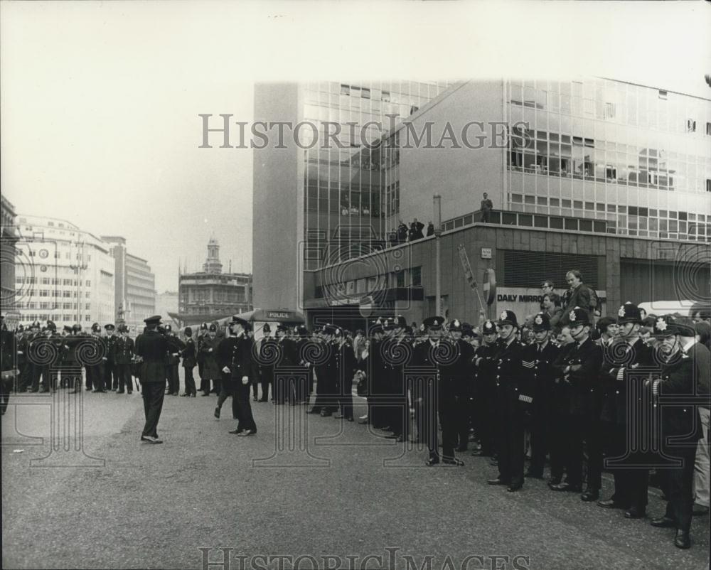 1968 Press Photo Protest Of Left Wing German Student Rudi Dutschke Death, Police - Historic Images