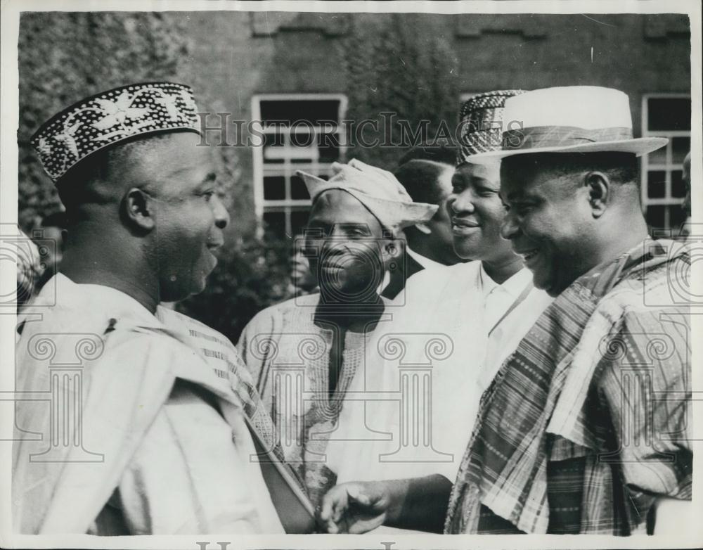 1962 Press Photo Nigerian Finance Minist Chief Festus Okite-Ebba - Historic Images