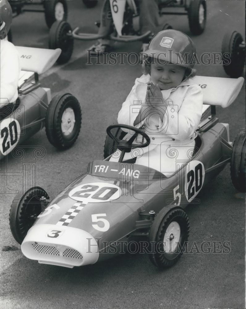 1972 Press Photo Nicola Westlake Child Driver Junior Grand Prix - Historic Images