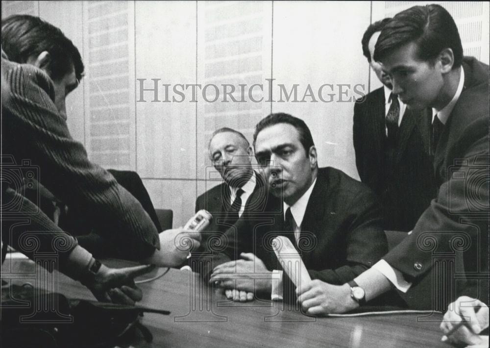 1968 Press Photo The French Minister of Exchequer - Historic Images