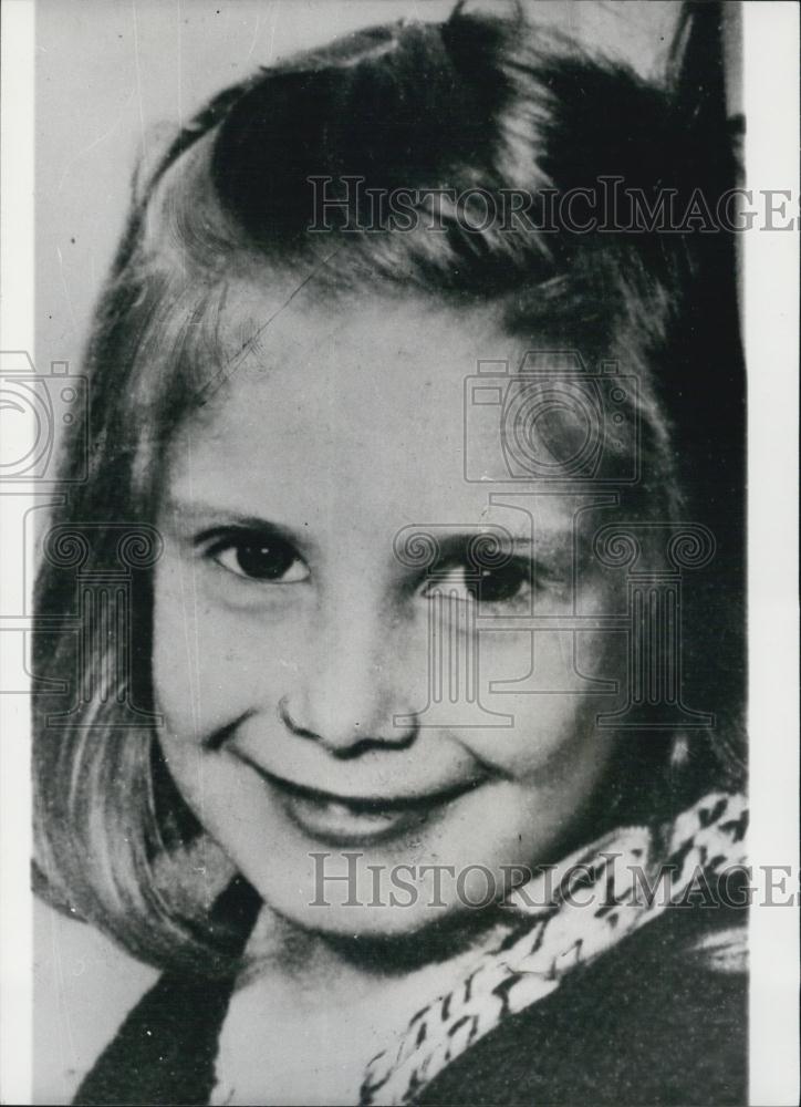 1965 Press Photo Six year old Margaret Reynolds missing child. - Historic Images