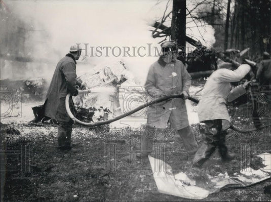 Press Photo Frankfurt-Brussels Plane Crash - Historic Images