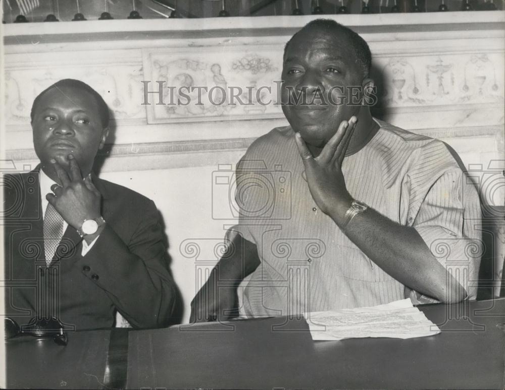 Press Photo Sir Albert Margai Prime Minister of Sierra Leone Press Conference - Historic Images