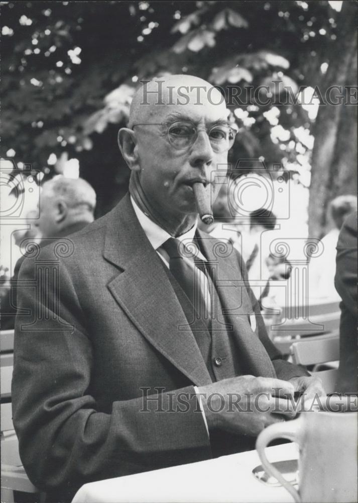 1962 Press Photo Gustave Hertz, Nobel Prize Winner - Historic Images