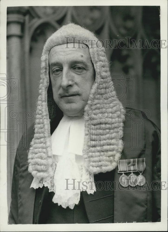 1958 Press Photo Arthur James Irvine Sworn In At House OF Lords - Historic Images