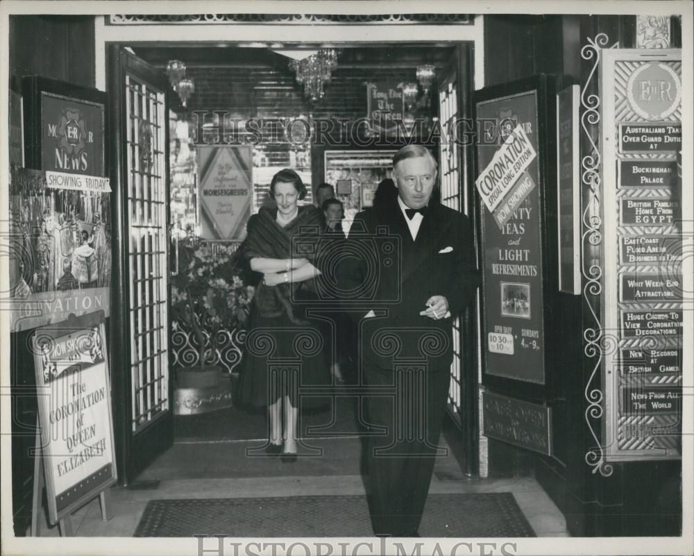 1953 Press Photo The Duke And Duchess of Norfolk - Historic Images