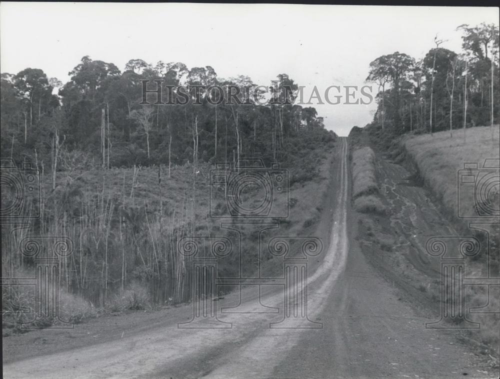 1972 Press Photo Alimeda, Brazil Trans Amazon Highway - Historic Images