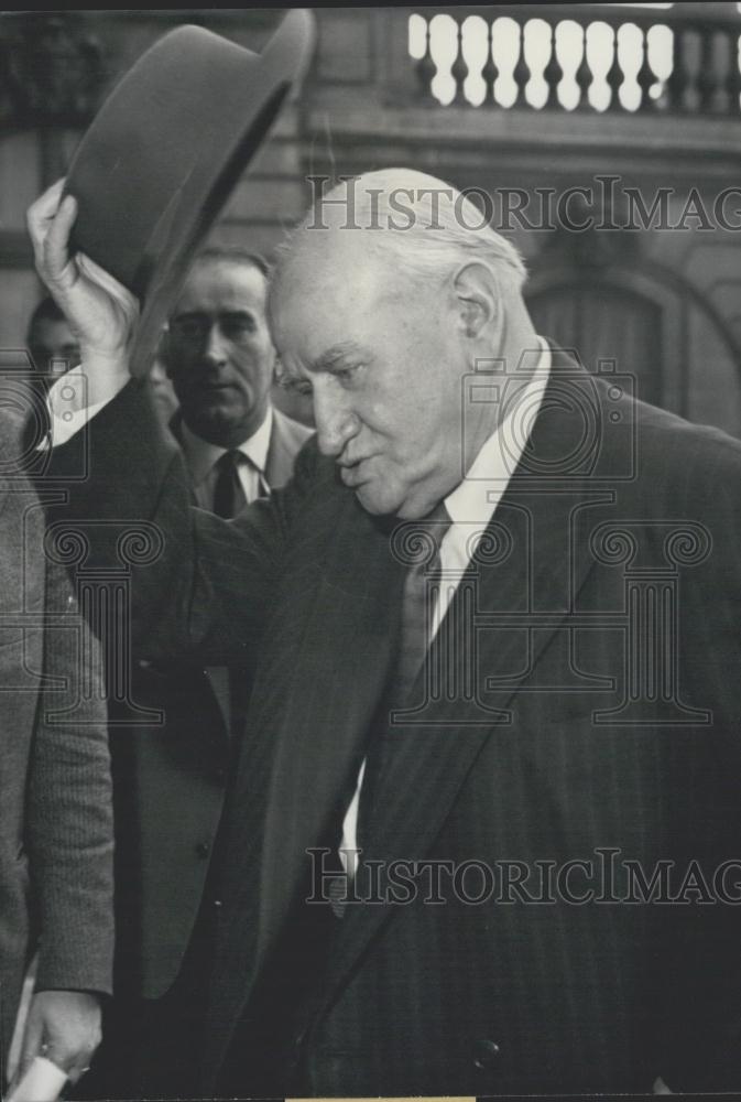 Press Photo M. Daladier at the Elysee - Historic Images