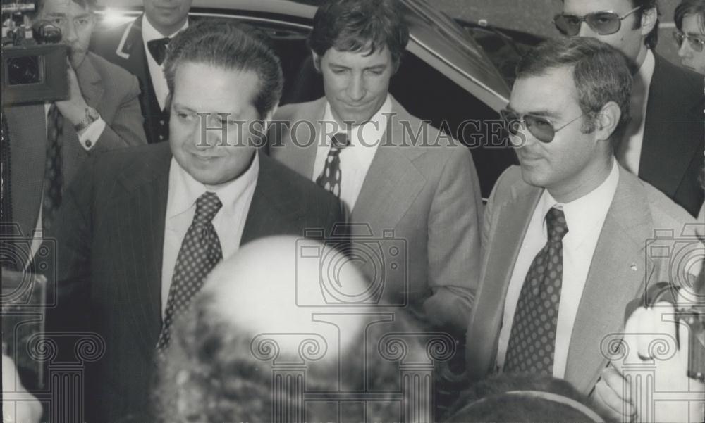 1974 Press Photo Dr. Mario Soares, Portugal's Foreign Secretary & Lt. Col .Bru - Historic Images