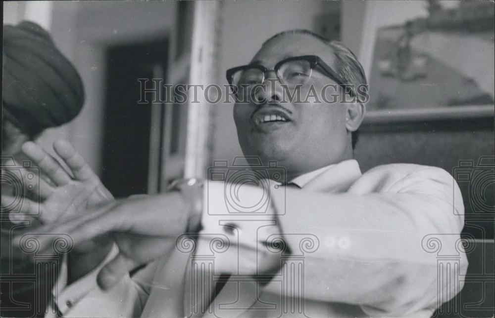 Press Photo Pro-Communist Red Prince Souphanouvong - Historic Images