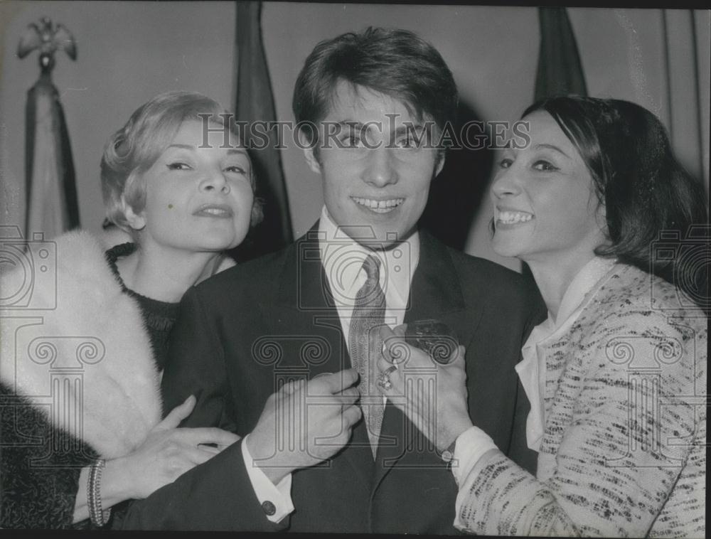 1966 Press PhotoDancer Jean-Pierre Bonnefous ,Jeani Charrate,Colette Marchand. - Historic Images