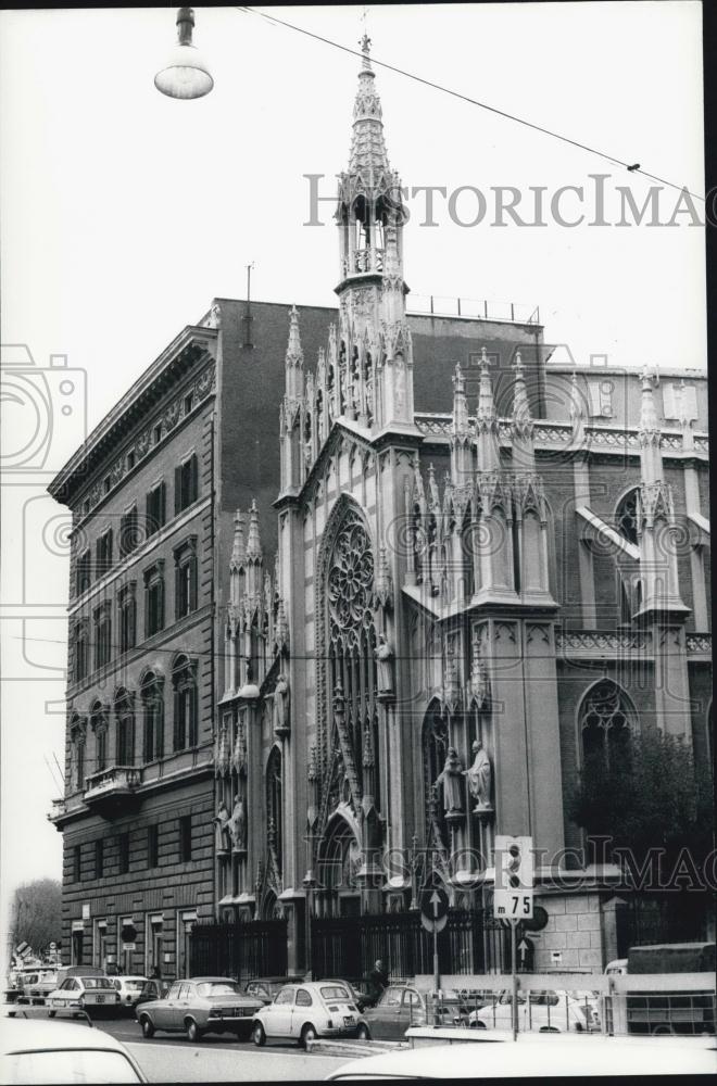 Press Photo church dedicated to the ''Sacred Hearth of Jesus'' long the Longtibe - Historic Images