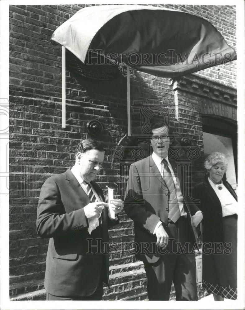 1981 Press Photo Sir David McNee,Metropolitan police Commissioner - Historic Images