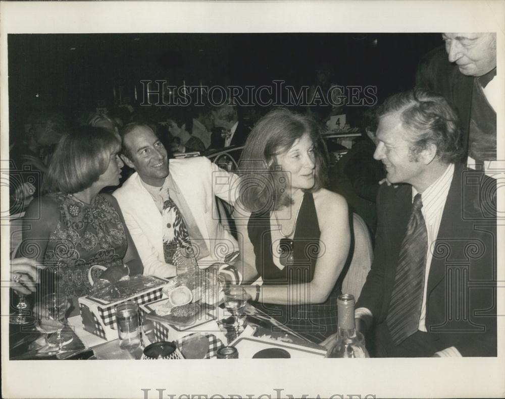 1973 Press Photo Mary Lindsay/Tom-Nancy Hoving/John Lindsay-Pheonix House Beneft - Historic Images