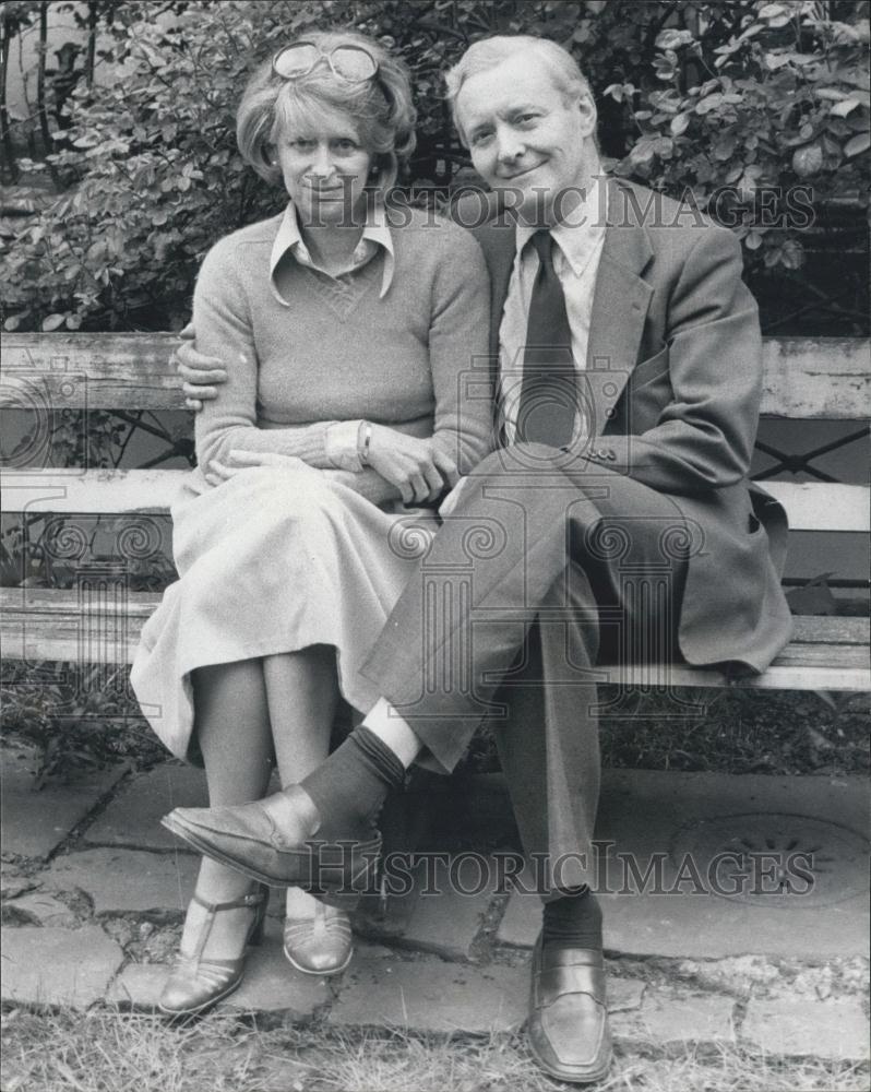 1979 Press Photo Tony Benn British Politician Wife Caroline Home London - Historic Images